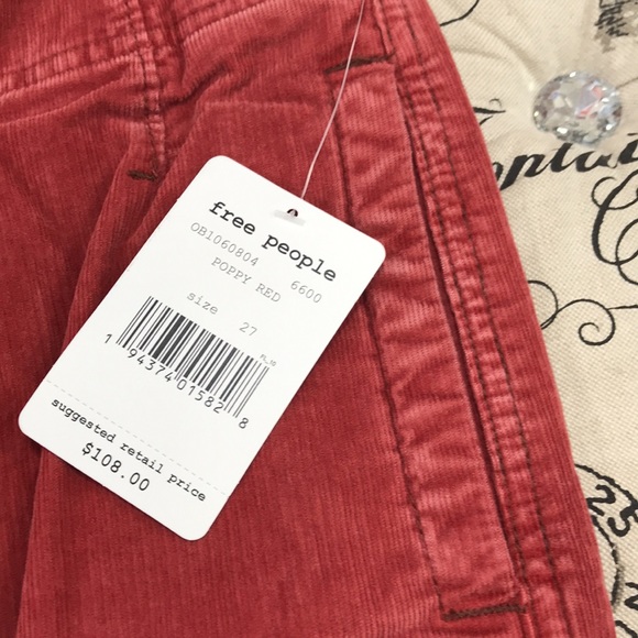 💥 Free People I Want It All Corduroy Midi Skirt - Picture 6 of 8